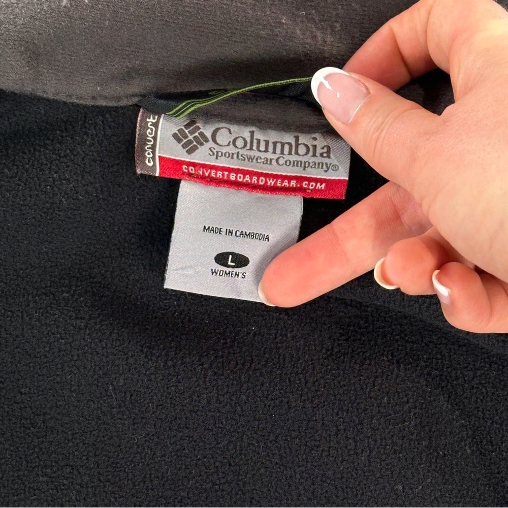 Columbia women’s Convert waterproof jacket fleece lined size large - Picture 10 of 13